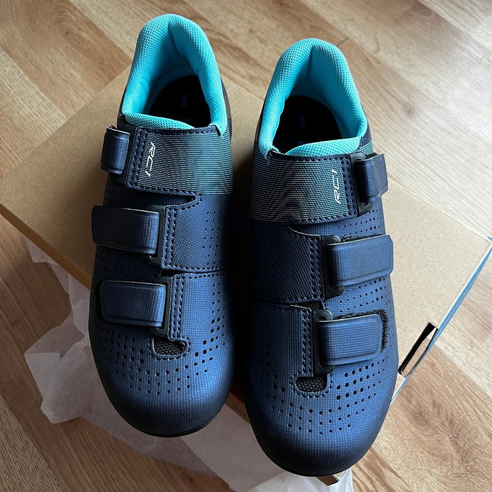 NIB Women's Shimano RC 1 Road Cycling Dynalast SPD Cycling Shoes Cleats 39 7